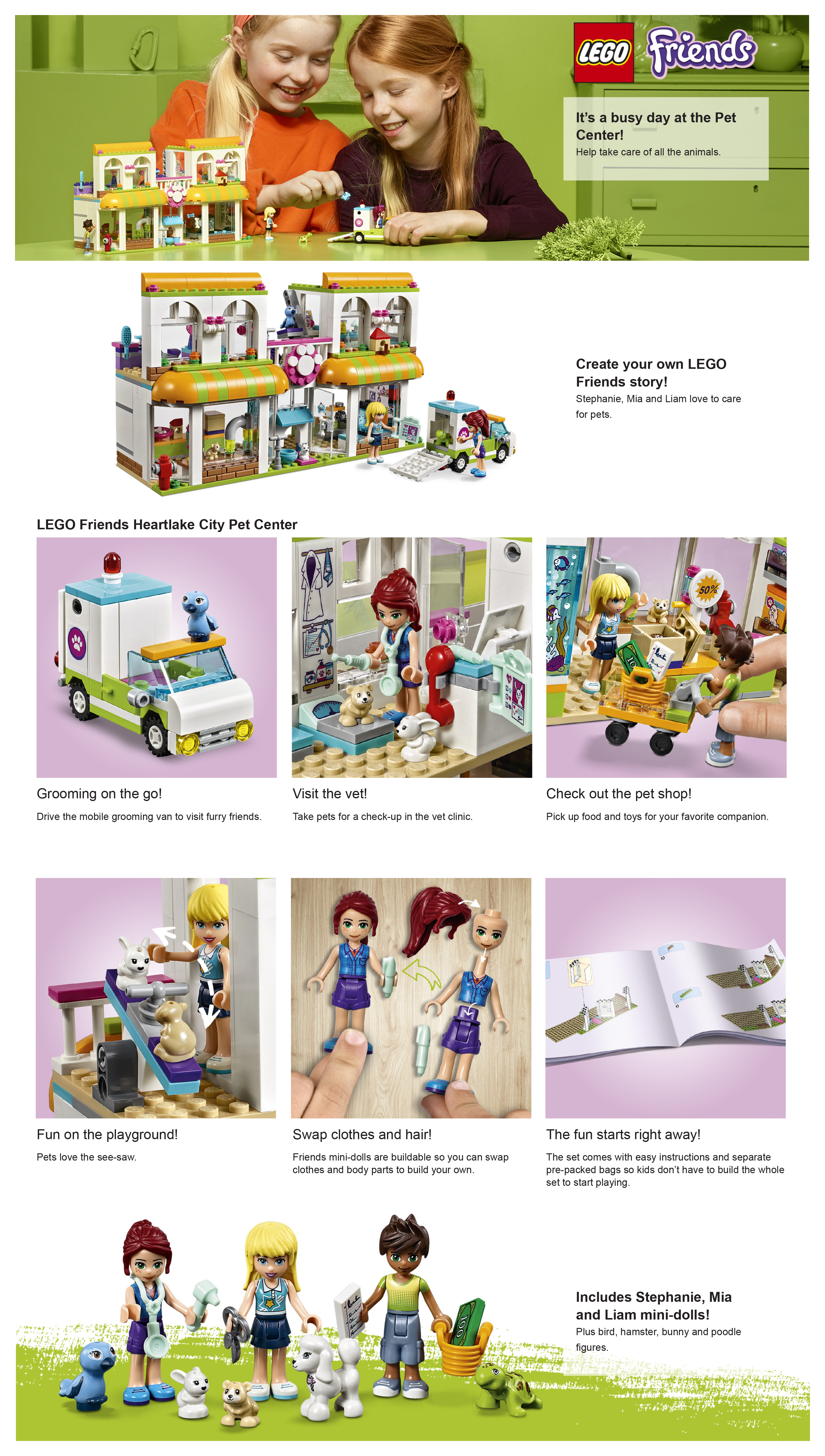 lego friends heartlake pet centre